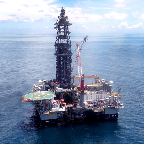 Oil drilling field